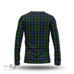 ScotsTee Shop Scottish Mowat Clan Crest Tartan Long Sleeve T Shirt