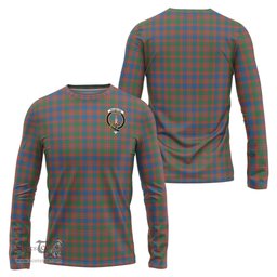 ScotsTee Shop Scottish MacIntyre Ancient Clan Crest Tartan Long Sleeve T Shirt