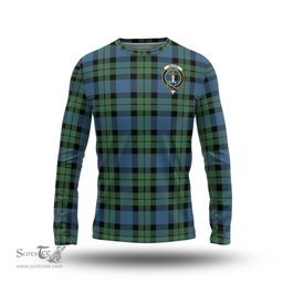 ScotsTee Shop Scottish MacKay Ancient Clan Crest Tartan Long Sleeve T Shirt