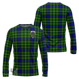 ScotsTee Shop Scottish Rollo Modern Clan Crest Tartan Long Sleeve T Shirt