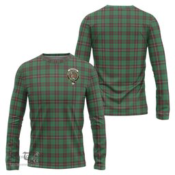 ScotsTee Shop Scottish MacKinnon Hunting Ancient Clan Crest Tartan Long Sleeve T Shirt