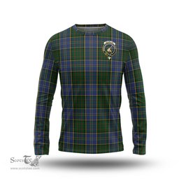 ScotsTee Shop Scottish MacMillan Hunting Clan Crest Tartan Long Sleeve T Shirt