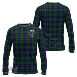ScotsTee Shop Scottish Shaw Modern Clan Crest Tartan Long Sleeve T Shirt