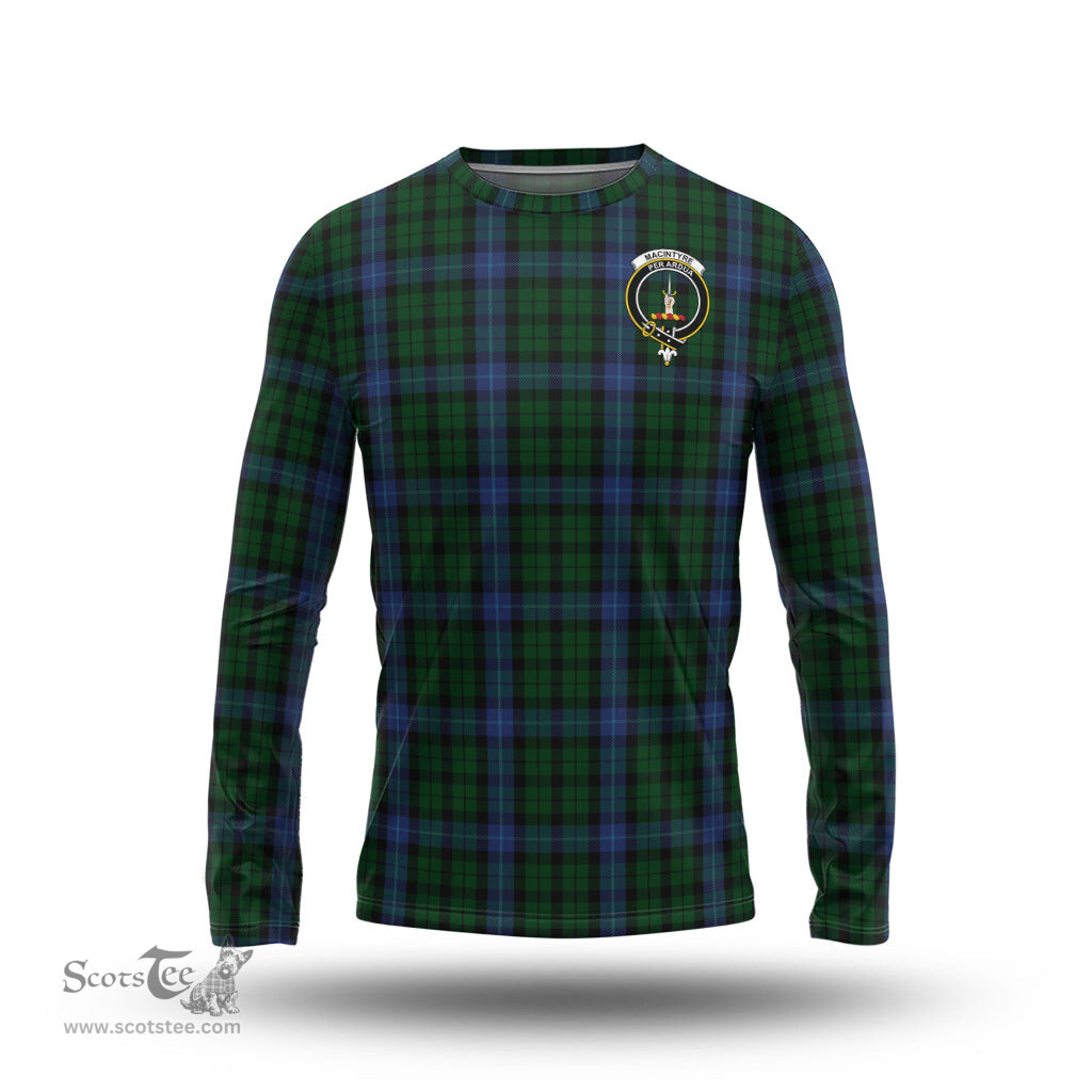 ScotsTee Shop Scottish MacIntyre Clan Crest Tartan Long Sleeve T Shirt