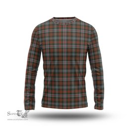 ScotsTee Shop Scottish Murray of Atholl Weathered Clan Tartan Long Sleeve T Shirt