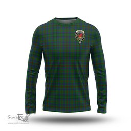 ScotsTee Shop Scottish Moncrieff of Atholl Clan Crest Tartan Long Sleeve T Shirt
