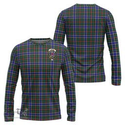 ScotsTee Shop Scottish Ogilvie (Ogilvy) Hunting Modern Clan Crest Tartan Long Sleeve T Shirt