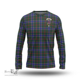 ScotsTee Shop Scottish Ogilvie (Ogilvy) Hunting Modern Clan Crest Tartan Long Sleeve T Shirt