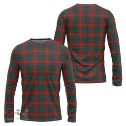ScotsTee Shop Scottish Wilson Modern Clan Tartan Long Sleeve T Shirt