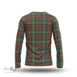 ScotsTee Shop Scottish Shaw Green Modern Clan Crest Tartan Long Sleeve T Shirt