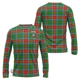 ScotsTee Shop Scottish Muirhead Clan Crest Tartan Long Sleeve T Shirt