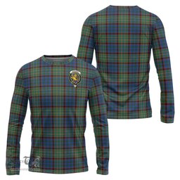 ScotsTee Shop Scottish Nicolson Hunting Ancient Clan Crest Tartan Long Sleeve T Shirt
