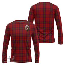 ScotsTee Shop Scottish Ross Old Clan Crest Tartan Long Sleeve T Shirt