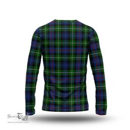 ScotsTee Shop Scottish MacKenzie Modern Clan Tartan Long Sleeve T Shirt