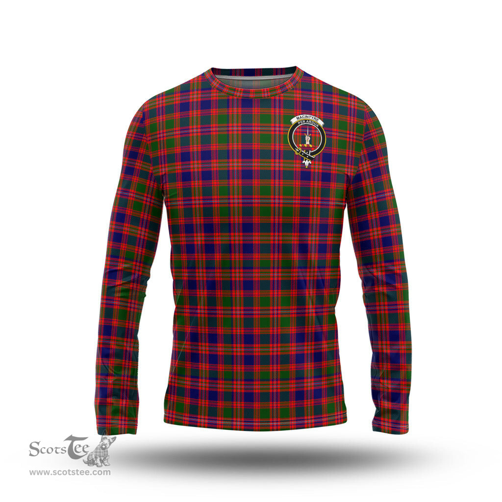 ScotsTee Shop Scottish MacIntyre Modern Clan Crest Tartan Long Sleeve T Shirt