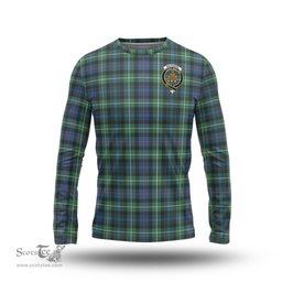 ScotsTee Shop Scottish MacKenzie Ancient Clan Crest Tartan Long Sleeve T Shirt