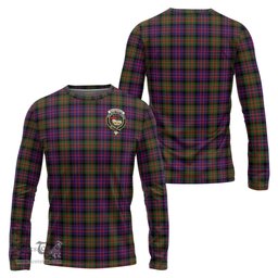 ScotsTee Shop Scottish MacDonald Modern Clan Crest Tartan Long Sleeve T Shirt