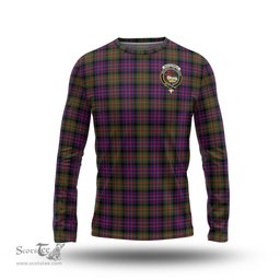 ScotsTee Shop Scottish MacDonald Modern Clan Crest Tartan Long Sleeve T Shirt