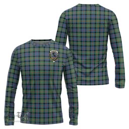 ScotsTee Shop Scottish MacDonell of Glengarry Ancient Clan Crest Tartan Long Sleeve T Shirt