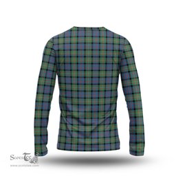 ScotsTee Shop Scottish MacDonell of Glengarry Ancient Clan Crest Tartan Long Sleeve T Shirt