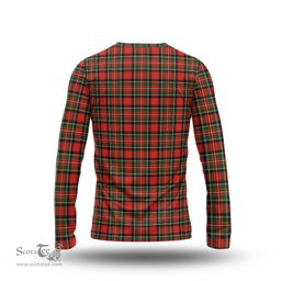 ScotsTee Shop Scottish Stewart Royal Modern Clan Crest Tartan Long Sleeve T Shirt