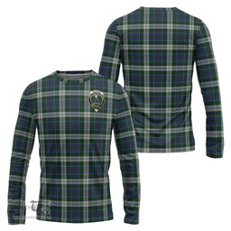 ScotsTee Shop Scottish MacInnes Dress Clan Crest Tartan Long Sleeve T Shirt