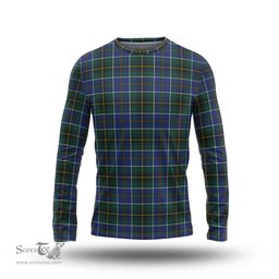 ScotsTee Shop Scottish MacInnes Modern Clan Tartan Long Sleeve T Shirt