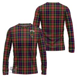 ScotsTee Shop Scottish Christie Clan Crest Tartan Long Sleeve T Shirt