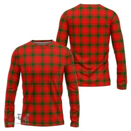 ScotsTee Shop Scottish MacQuarrie Modern Clan Tartan Long Sleeve T Shirt