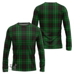 ScotsTee Shop Scottish MacAulay of Lewis Clan Tartan Long Sleeve T Shirt