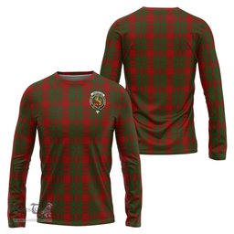 ScotsTee Shop Scottish MacIntosh Red Clan Crest Tartan Long Sleeve T Shirt