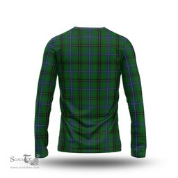 ScotsTee Shop Scottish MacKendrick Clan Crest Tartan Long Sleeve T Shirt