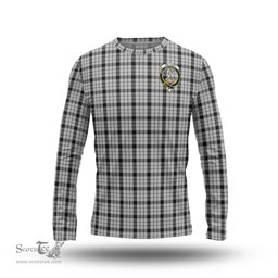 ScotsTee Shop Scottish Wallace Dress Clan Crest Tartan Long Sleeve T Shirt
