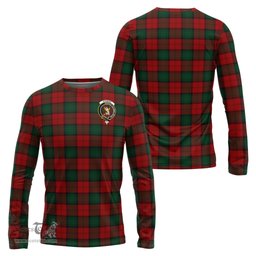 ScotsTee Shop Scottish Stewart of Atholl Clan Crest Tartan Long Sleeve T Shirt