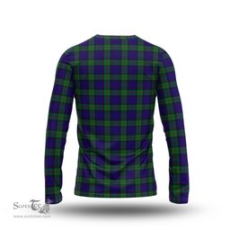 ScotsTee Shop Scottish MacKinlay Modern Clan Crest Tartan Long Sleeve T Shirt