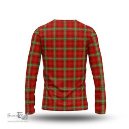 ScotsTee Shop Scottish Morrison Red Modern Clan Tartan Long Sleeve T Shirt