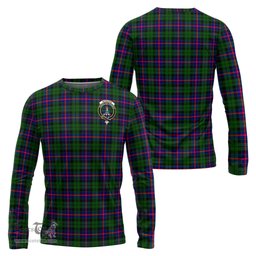ScotsTee Shop Scottish Morrison Modern Clan Crest Tartan Long Sleeve T Shirt