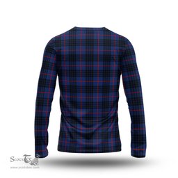 ScotsTee Shop Scottish McCoy Blue Clan Tartan Long Sleeve T Shirt