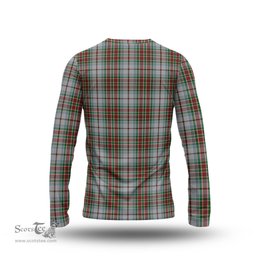 ScotsTee Shop Scottish MacBain Dress Clan Crest Tartan Long Sleeve T Shirt