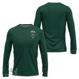 ScotsTee Shop Scottish Montgomery Clan Crest Tartan Long Sleeve T Shirt