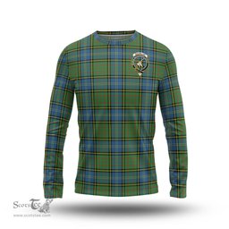 ScotsTee Shop Scottish MacMillan Hunting Ancient Clan Crest Tartan Long Sleeve T Shirt