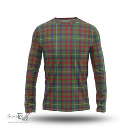 ScotsTee Shop Scottish Shaw Green Modern Clan Tartan Long Sleeve T Shirt