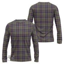 ScotsTee Shop Scottish Taylor Weathered Clan Tartan Long Sleeve T Shirt