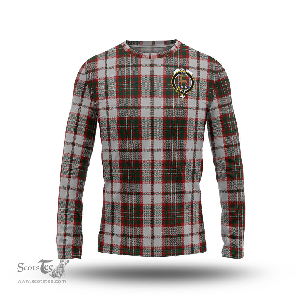ScotsTee Shop Scottish Scott Dress Clan Crest Tartan Long Sleeve T Shirt