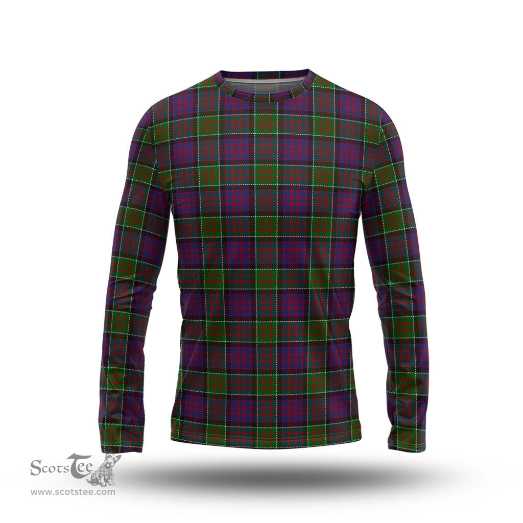 ScotsTee Shop Scottish MacDonald of Clan Ranald Modern Clan Tartan Long Sleeve T Shirt