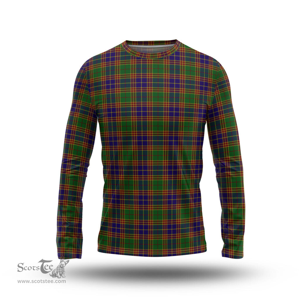 ScotsTee Shop Scottish Stevenson Old Clan Tartan Long Sleeve T Shirt