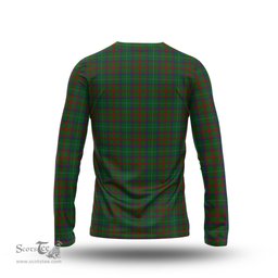 ScotsTee Shop Scottish Shaw of Tordarroch Green Hunting Clan Crest Tartan Long Sleeve T Shirt