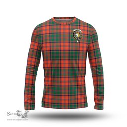 ScotsTee Shop Scottish Stewart of Appin Ancient Clan Crest Tartan Long Sleeve T Shirt