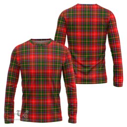 ScotsTee Shop Scottish Somerville Modern Clan Tartan Long Sleeve T Shirt