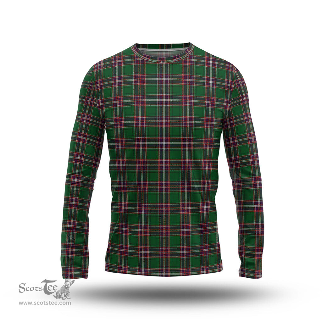 ScotsTee Shop Scottish MacFarlane Hunting Clan Tartan Long Sleeve T Shirt